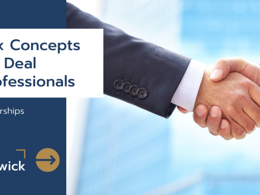 Tax Concepts for Deal Professionals: Partnerships