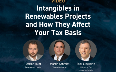 Intangibles in Renewables Projects and How They Affect Your Tax Basis