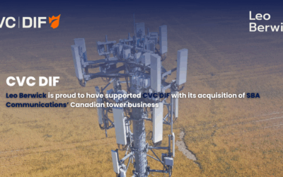 Leo Berwick supports CVC DIF with its acquisition of SBA Communications’ Canadian tower business